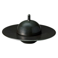 ミヤザキ食器 プレート コスタヴェルデ サトゥルノ グルメプレート 19.2cm ブラック 476151 1個（直送品）