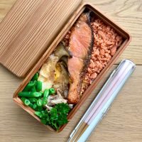 三好製作所 保冷弁当箱 500ml mWood ランチボックス チャコール 保冷ブタ付き GEL-COOL ホワイト 483748 1個（直送品）