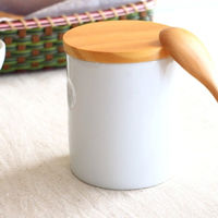 ネクスト 保存容器 陶器製 キャニスター 500ml 488513 1個（直送品）