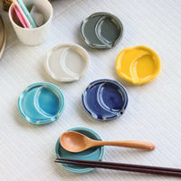 ネクスト 箸置き ファンレスト お箸&スプーン置き フラット ブルー 489951 1個（直送品）