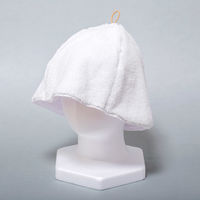橋爪商店 サウナハット 思わず頬ずりしたくなるサウナハット ANGEL STEP Premium 日本製 ホワイト 449728 1個（直送品）