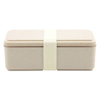 三好製作所 お弁当箱 GEL-COOL square L ジェラート 1段 500ml プレーンチョコ 423637 1個（直送品）