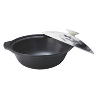 ミヤザキ食器 土鍋 9号 ガス火専用 Flow 直火軽量土鍋 412995 1個（直送品）
