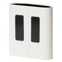 ぶんぶく ゴミ箱 1.7L マグネットバスケット プチ フタなし マットホワイト 406500 1個（直送品）