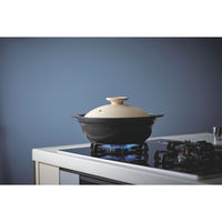 ミヤザキ食器 土鍋 8号 Karl IH対応 軽量土鍋 ベージュ 412999 1個（直送品）