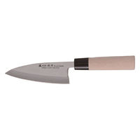 佐竹産業 出刃包丁 13.5cm 濃州正宗 日本製 ステンレス 白木柄 左利き用 310599 1個（直送品）