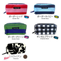 ポーチ Hanna Hula ハンナフラ 撥水 バッグ 小物入れ かわいい おしゃれ アニマルフレンズ ボーダーネイビー 489216 1個（直送品）