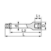 TONE エクステンションバー 612 1本（直送品）