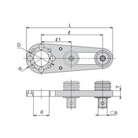 TONE 強力パワーレンチ用反力受 300PNHS 1PC（直送品）
