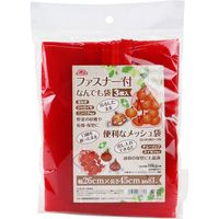 藤原産業 セフティー3 ファスナー付なんでも袋 3枚入 26×45cm 66861 1セット(12組)（直送品）