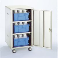 テラオカ ステンレス製システムワゴン SUNー450 1台（直送品）