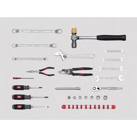 京都機械工具 KTC 25点組 9.5SQ 工具セット 両開きメタルケースタイプ SK3242S 1組（直送品）