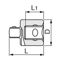 TONE ソケットアダプター 38 1PC（直送品）