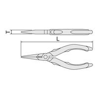 TONE ラジオペンチ(マスターグリップタイプ) RP150G 1PC（直送品）