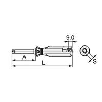 TONE ドライバー形ハンドル 115 1PC（直送品）