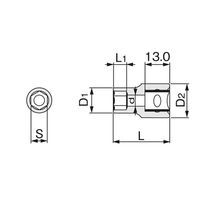 TONE 3/8”DRx5.5mm ソケット 3S-5.5 1PC（直送品）