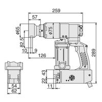 TONE ナットランナー(シンプルトルコン GSRタイプ・ダブルスイッチ仕様) GSR82WT 1PC（直送品）