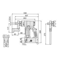 TONE ナットランナー(シンプルトルコン GSTタイプ・ダブルスイッチ仕様) GST82WT 1PC（直送品）