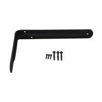 WAKI アングルブラケット 黒 180x120 11952100 1セット(6個)（直送品）