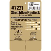 アールズスタイル R’s オーバーフリーネック 722113SBKーLL 1セット(2着)（直送品）