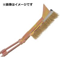 藤原産業 SK11 チャンネルブラシヘラ付 真鍮 SCBー7 1セット(6個)（直送品）