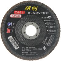 藤原産業 SK11 サンダーディスクA #40 125mm 1枚 SSD125ーA040 1セット(8枚)（直送品）