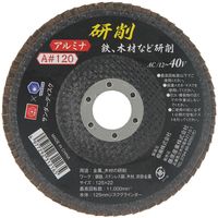藤原産業 SK11 サンダーディスクA #120 125mm 1枚 SSD125ーA120 1セット(8枚)（直送品）
