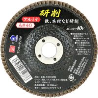 藤原産業 SK11 サンダーディスクA #40 100mm 10枚組 SSDーA040/10 1セット(3組)（直送品）