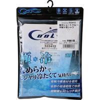 藤原産業 SK11 極冷 半袖Vネックシャツ ブラック Lサイズ 522412BKーL 1セット(3枚)（直送品）