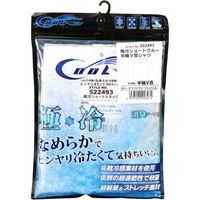 藤原産業 SK11 極冷 半袖Vネックシャツ ホワイトグレー LLサイズ 522493WGーLL 1セット(3枚)（直送品）