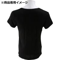 藤原産業 SK11 バンブ― 半袖Vネックシャツ ブラック Mサイズ 523411BKーM 1セット(3枚)（直送品）