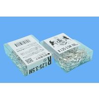 デンカエレクトロン 裸圧着端子(R形)丸形 6.4×16.5mm 1箱(20個入) R22-6 1箱(20個) 60-5959-69（直送品）