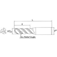 THECUT 超硬3枚刃高硬度用50°ハイヘリカルスクエアエンドミル IC3WFS 2.0XS4 1セット(2本)（直送品）
