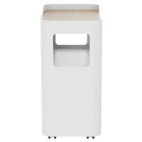 イオスコレクション 【法人限定/車上渡し】アール・エフ・ヤマカワ スチール オープンワゴン3段 ホワイト RFOWG-3WH 1個（直送品）