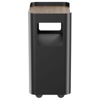 イオスコレクション 【法人限定/車上渡し】アール・エフ・ヤマカワ スチール オープンワゴン3段 ブラック RFOWG-3BK 1個（直送品）