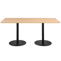 【法人限定/車上渡し】アール・エフ・ヤマカワ リスタ カフェテーブル1500×750 オーク RFRCT-1575OA 1個（直送品）