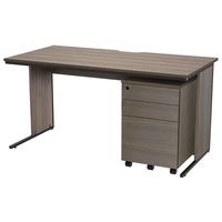 イオスコレクション 【法人限定/車上渡し】アール・エフ・ヤマカワ ワークデスクII3段ワゴン ホワイト GZWCA2-3WH 1個（直送品）