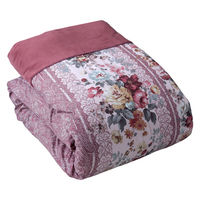 ガマカ工業 あったか毛布地掛布団カバー 2色組 ピンク+ブラウン a35681 1セット(2色入)（直送品）