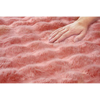 アイデアランズ ふわとろぽかぽか毛布 ダブル ピンク a3568310 1枚（直送品）