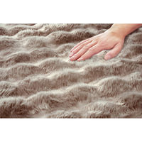 アイデアランズ ふわとろぽかぽか毛布 ダブル ベージュ a3568320 1枚（直送品）