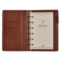 レイメイ藤井 ダ・ヴィンチ オイルレザー ポケットサイズ 6穴 リング11mm ダークブラウン JDP1411E 1個（直送品）