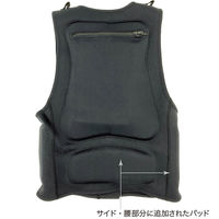 オンズカンパニー アクティブ フロート ジャケット ブラック XXL Q300254 1着（直送品）