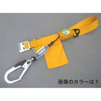ポリマーギヤ 胴ベルト型ランヤード巻取り式常時巻取り LRNDJーS51S ロック機構あり 黄 1100100003567 1本（直送品）