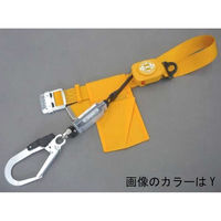 ポリマーギヤ 胴ベルト型ランヤード巻取り式切替式 RKNDJーS51S ロック機構なし 黒 1100100003583 1本（直送品）