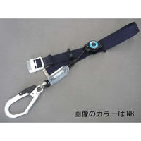 ポリマーギヤ 胴ベルト型ランヤード巻取り式常時巻取りRXNHJーS51S ロック機構なし 黒 1100100003601 1本（直送品）