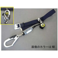 ポリマーギヤ 胴ベルト型ランヤード巻取り式脱着リールDRFNCーS51S ロック機構なし 青 1100100003618 1本（直送品）