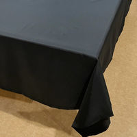 フォレストリンク テーブルクロス 幅1400×長さ1400mm ブラック f2800bk-140-140-1 1枚（直送品）