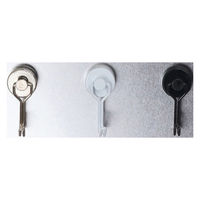 ハイロジック 強力マグネットフック Φ20 ブラック 1個入 32509 1個（直送品）