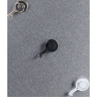 ハイロジック 強力マグネットフック Φ15 ブラック 2個入 32506 1個（直送品）