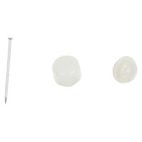 ハイロジック 石膏ボード用ピンパーツセット ホワイト 10組入 32536 1個（直送品）